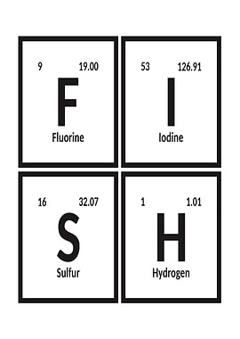 Fish Periodic Table