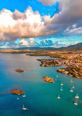 Fly over Martinique