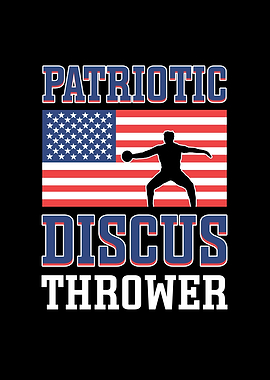 Patriotic Discus Thrower