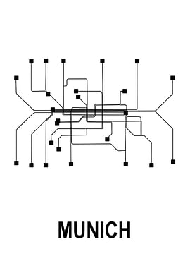 Munich Subway Map