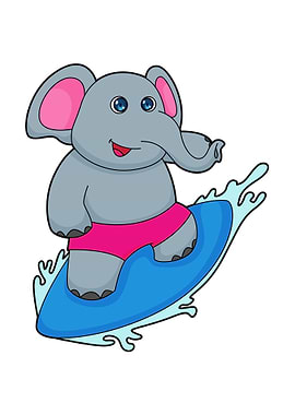 Elephant Surfer Surfboard