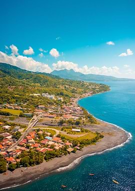 Fly over Martinique