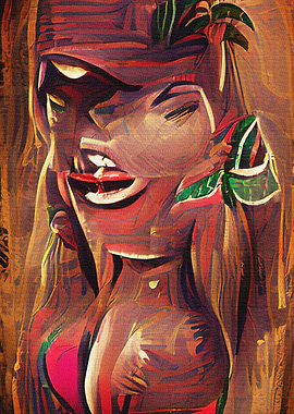 Polynesian Abstract Kitsch