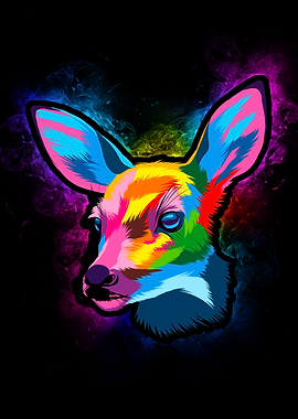 Sika Deer Head Smoky