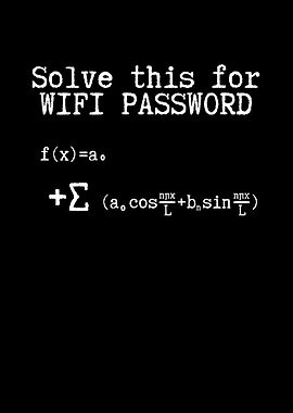 Solve this for my Wifi pas