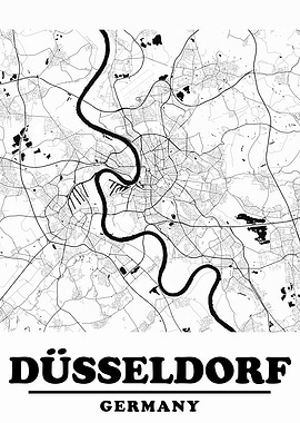 Minimal Dusseldorf Map