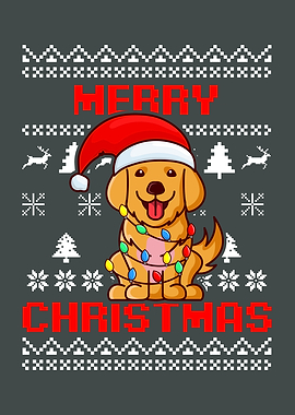 Dog Ugly Christmas Merry