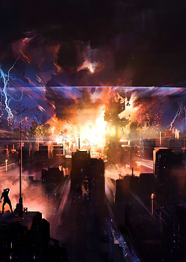 City Was Hit by Nuclear