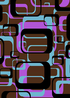 retro shapes pattern