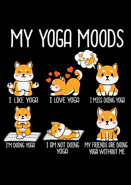 Yoga Gift Women Shiba Inu