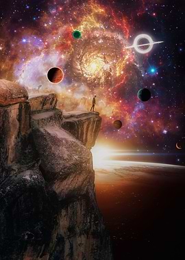 On top Cliff and planets