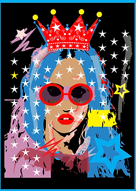 Queen sexy girl with crown