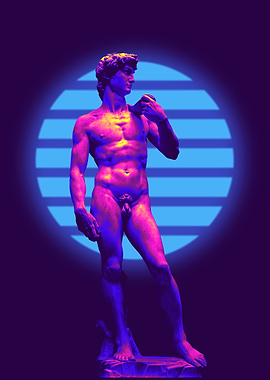 RETRO80S DAVIDMICHELANGELO