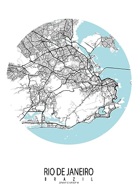 Rio City Map Circle
