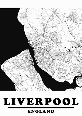 Minimal Liverpool Map