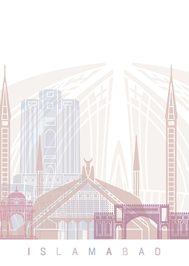 ISLAMABAD SKYLINE POSTER