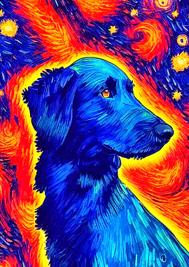 Flat Coated Retriever Dog