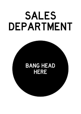 SALES DEPARTMENT BANG HEAD