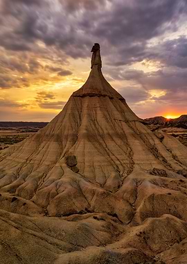 Sunset in the desert