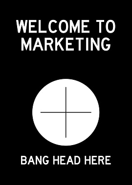 MARKETING BANG HEAD BLACK