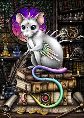 White Mouse Rainbow Rat