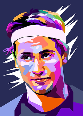 Casper Ruud Pop Art