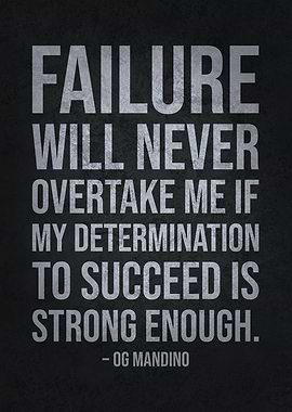 Determination To Succeed