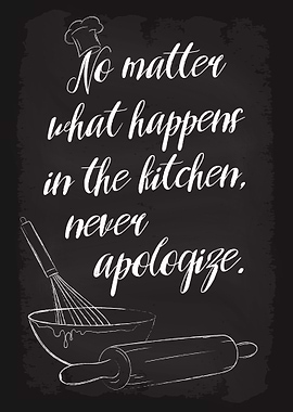 What happens in Kitchen