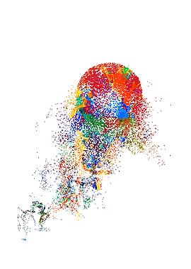 Baseball ball watercolor