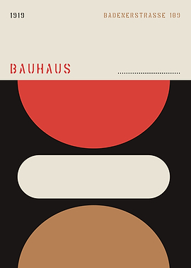 Minimalist Bauhaus Poster