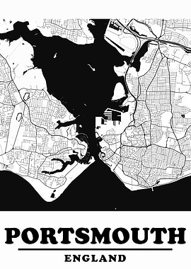 Minimal Portsmouth Map