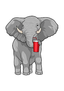 Elephant Drinking mug