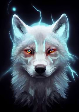 Mystic shaman wolf