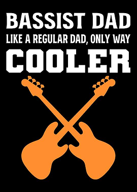 Bassist Dad Music Lover Gi