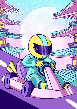 race in japanese city pop