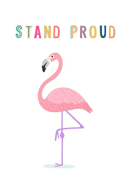 Stand Proud Flamingo
