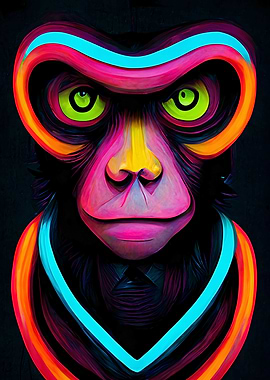 Neon Monkey