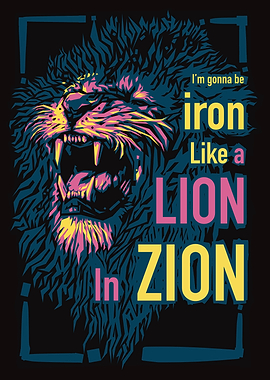 Like a lion in zion