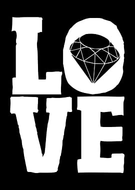 Jewelry Love Diamond Stone