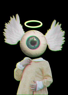 Weirdcore Eyeball Head