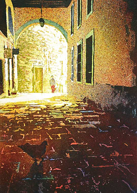 Guanajuato Mexico alleyway