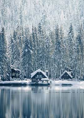 Winter Cabin
