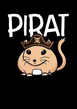 Cute pirat rat