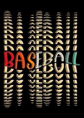 Baseball Colorful