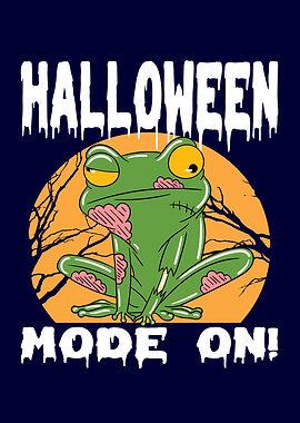 Halloween Zombie Frog