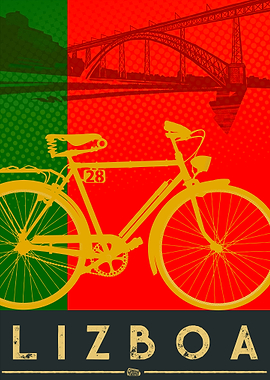 Old city bike from Lisbon