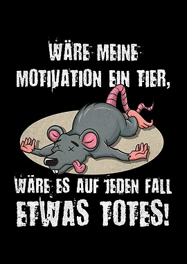 Funny Rat Mouse Motivation
