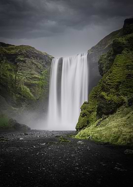Skogafoss waterfall