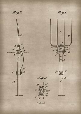 Vintage Pitch Fork
