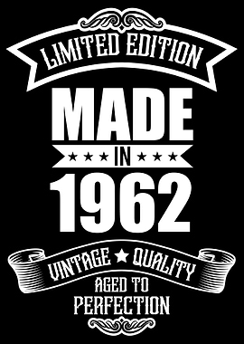 Vintage Made in 1962